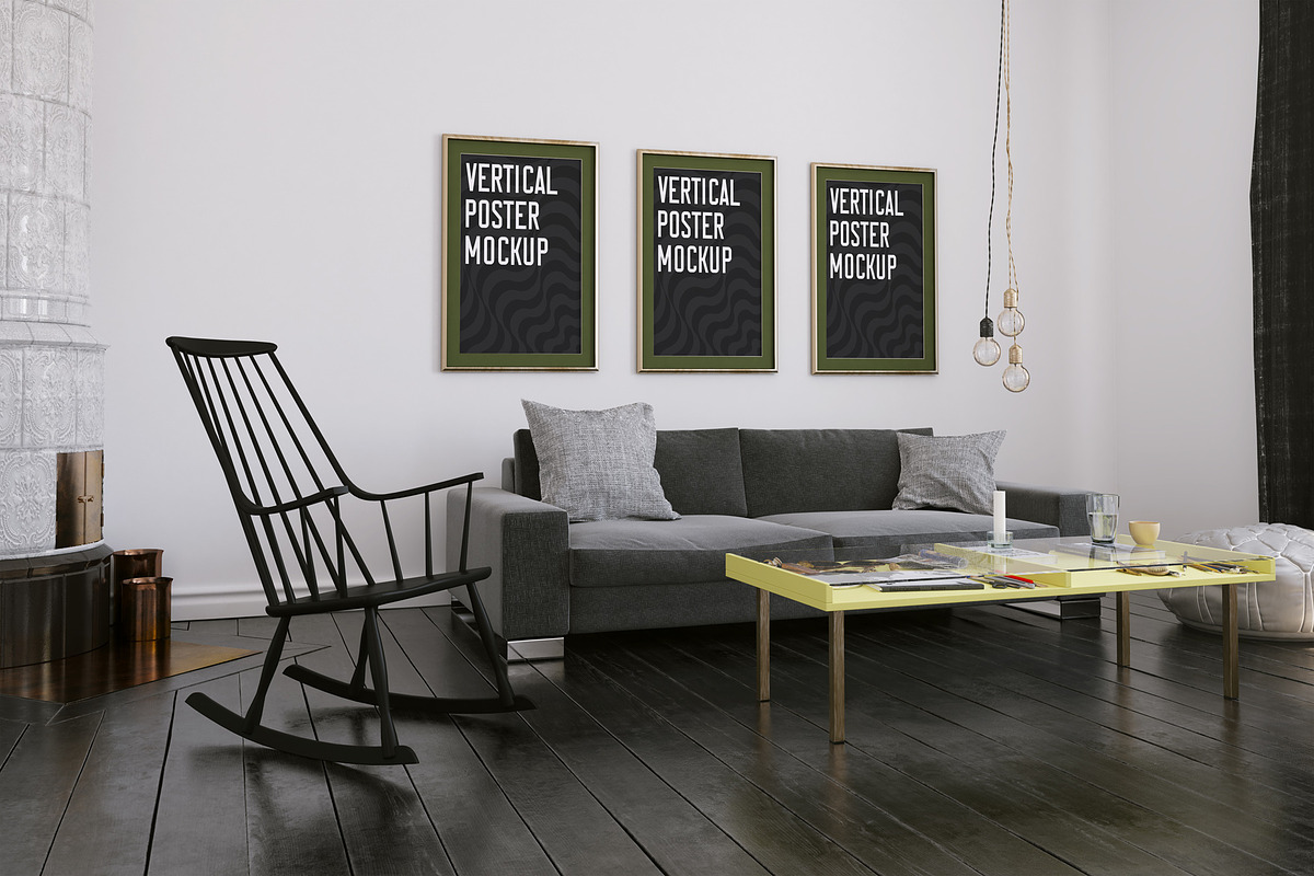 Natural Frame Mockup Set, an Advertising Mockup by PSD Market (Photo 9 of 13)