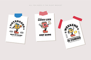 Notepad Mascot Characters