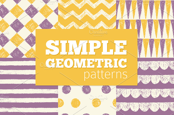 SIMPLE Geometric Patterns preview 5