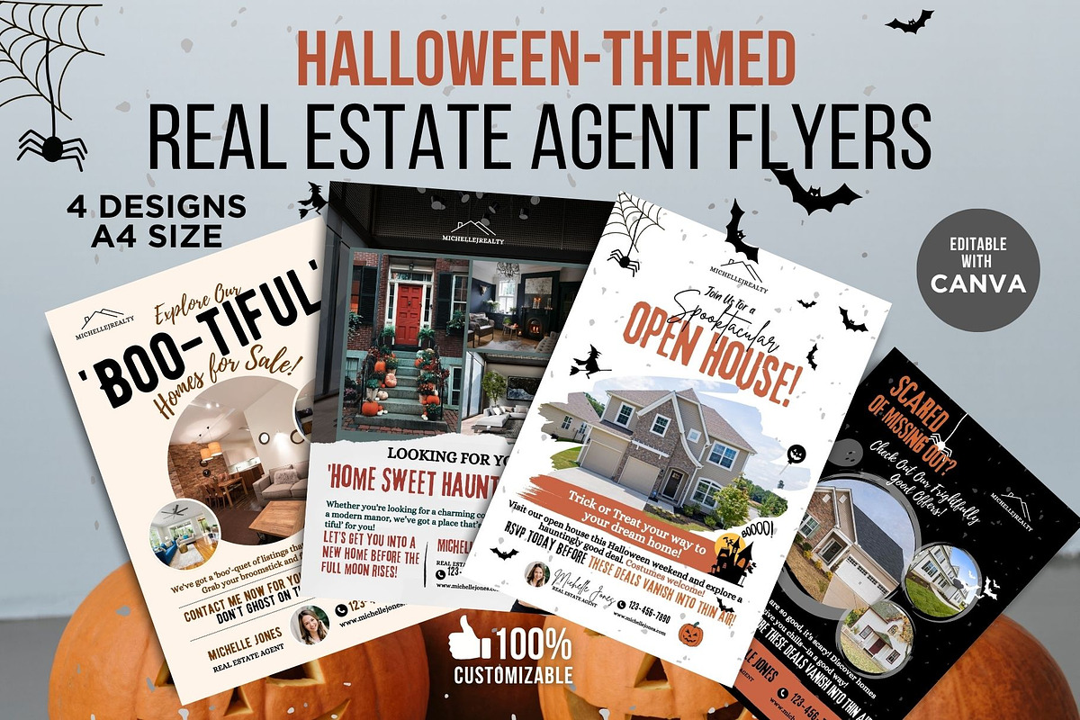 Halloween Real Estate Flyer Bundle