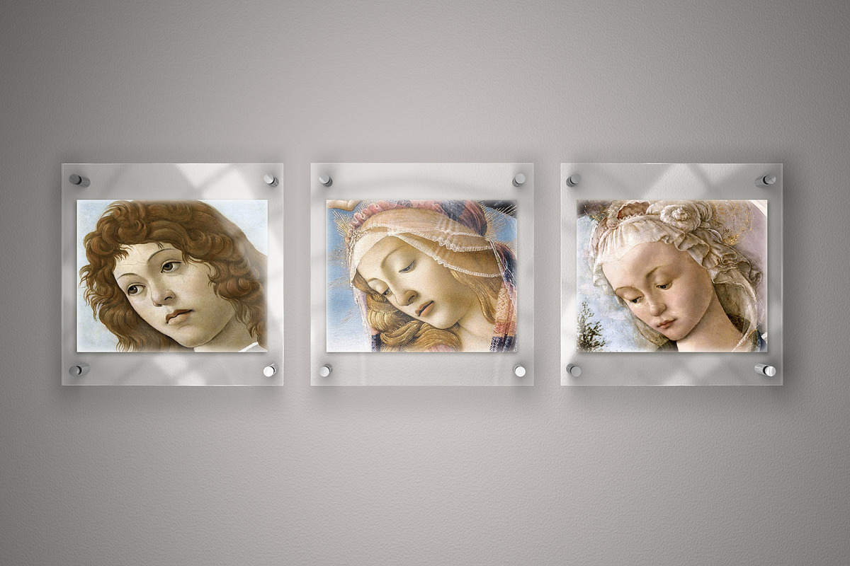 Glass frame for art mockup, a Product Mockup by PSD Market (Photo 7 of 12)
