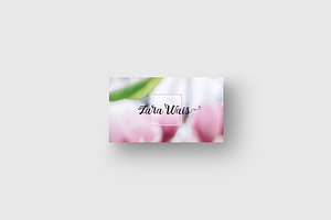 Flowers Business Card Template