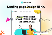 Landing Page UI Kit v2, a Landing Page Template by SalahMouktadir (Thumbnail 2 of 5)