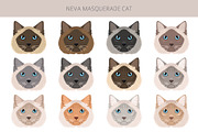 Neva Masquerade cat, an Animal Illustration by pet design shop (Thumbnail 5 of 6)