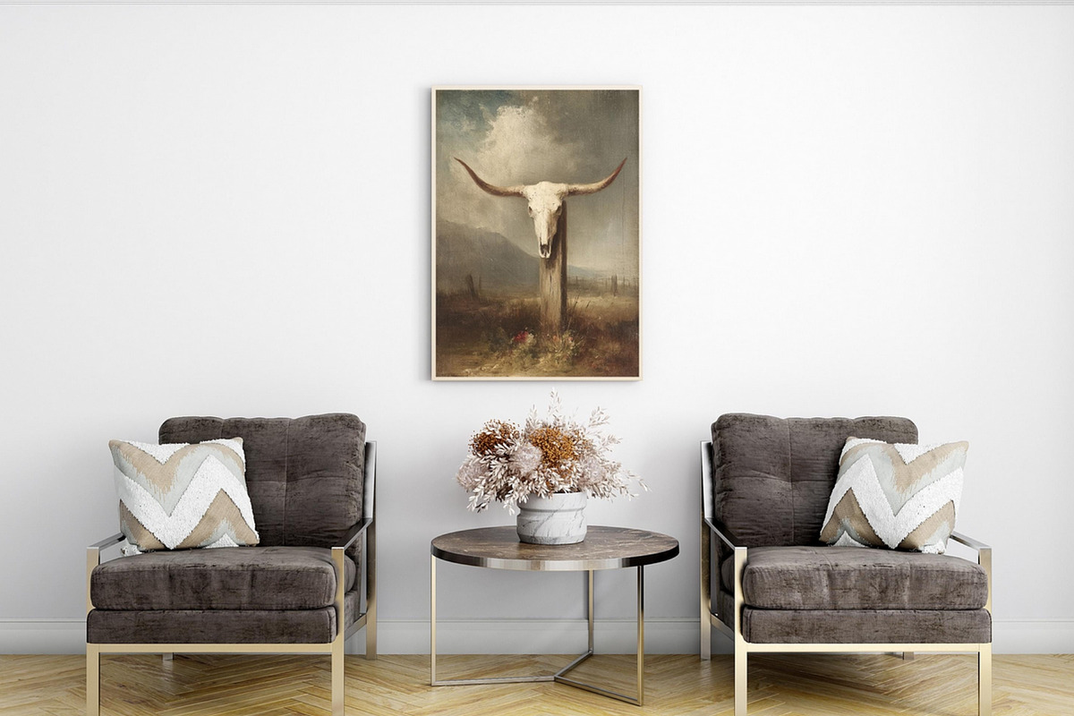 Vintage Southwestern Wall Art, a Decorative Illustration by PrintablesByFranklyn (Photo 4 of 7)