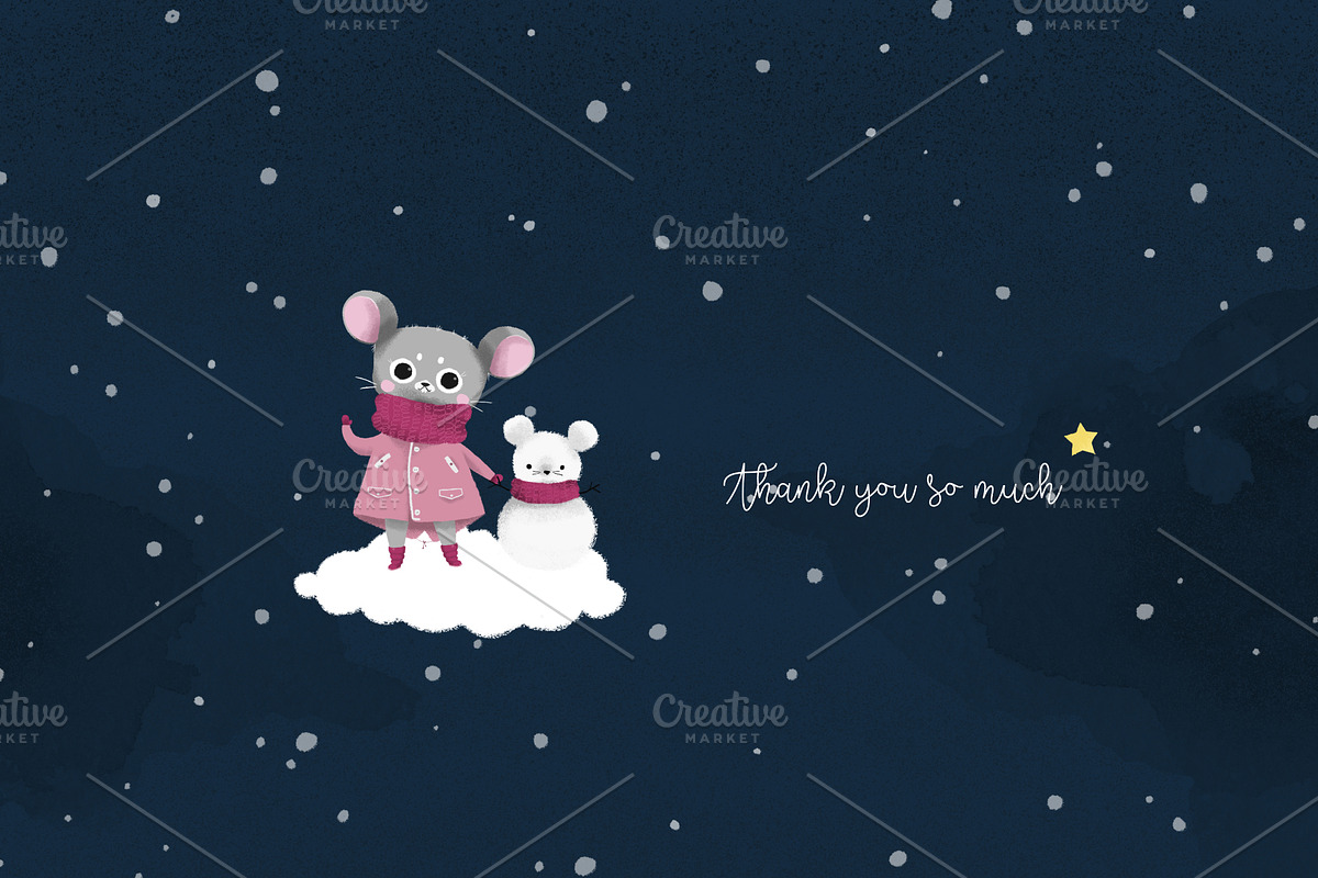Winter is fun. Illustration set, an Illustration by Noli Molly Store (Photo 8 of 8)