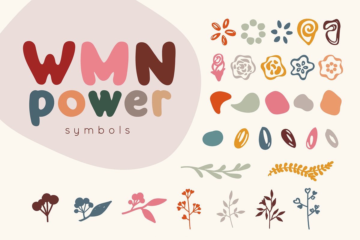 WMN Power | Spring Playful Font, a Font by Anna Zakharchenko (Photo 16 of 17)