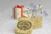 Hand-Drawn Vintage Floral DIY Kit, a Pattern Graphic by Oleg Ribar (Thumbnail 9 of 11)