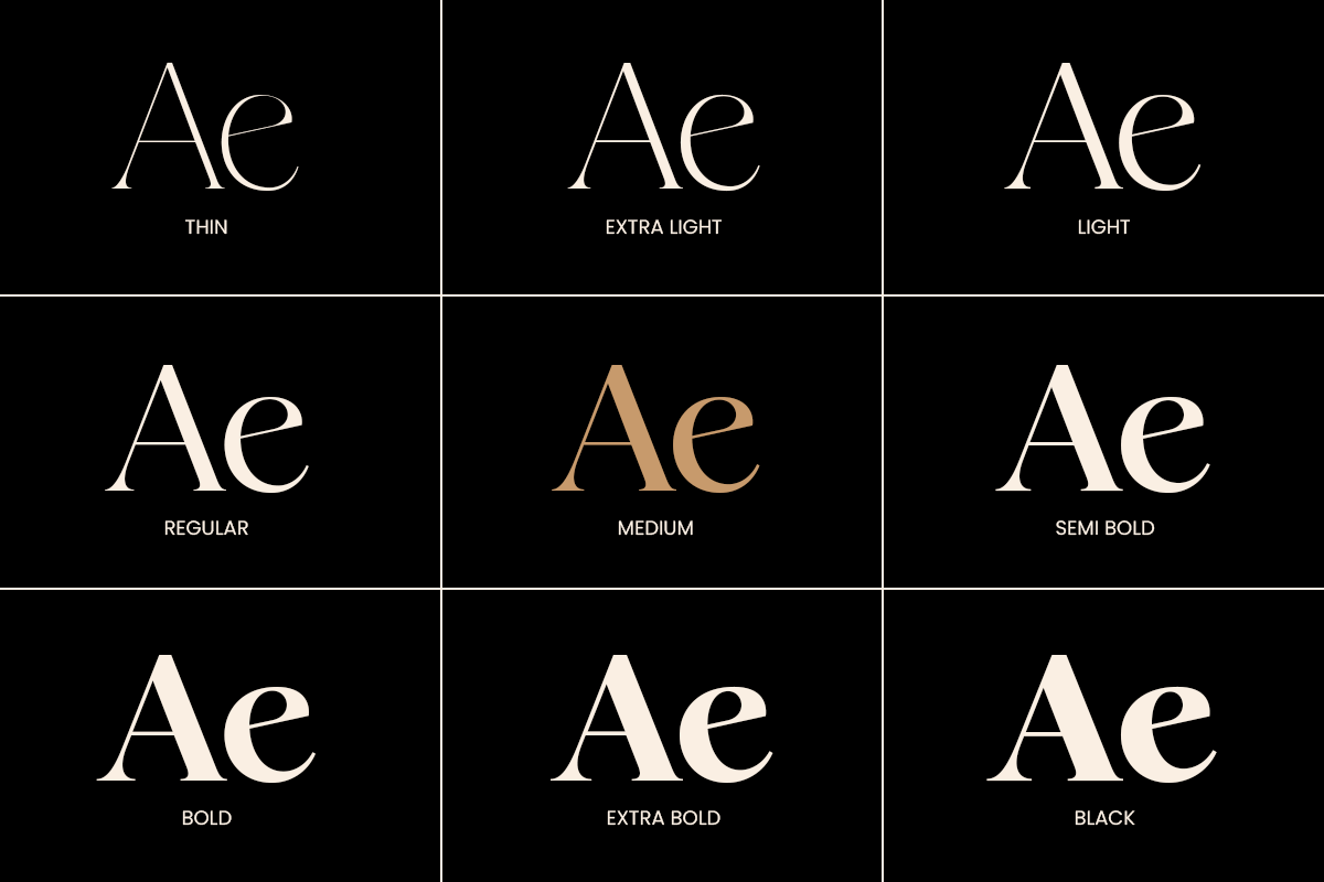 Galante Branding Luxury Font Family, a Serif Font by Sensatype (Photo 7 of 21)