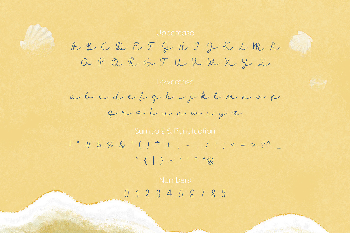 Ocean Wave, a Script Font by Jelena Sardi (Photo 2 of 6)