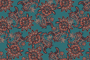Asian paisley floral pattern, a Pattern Graphic by antalogiya (Thumbnail 4 of 4)