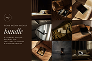 Mockup Bundle | Rich & Moody Vibes, a Device Mockup by The Ethical Agency (Thumbnail 1 of 8)