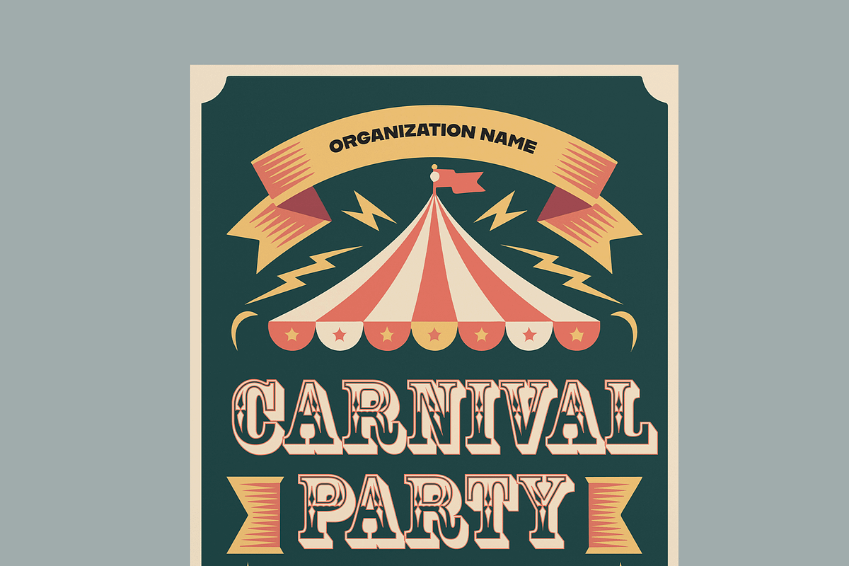 Carnival Poster Template, a Flyer Template by MightyDesign (Photo 4 of 8)