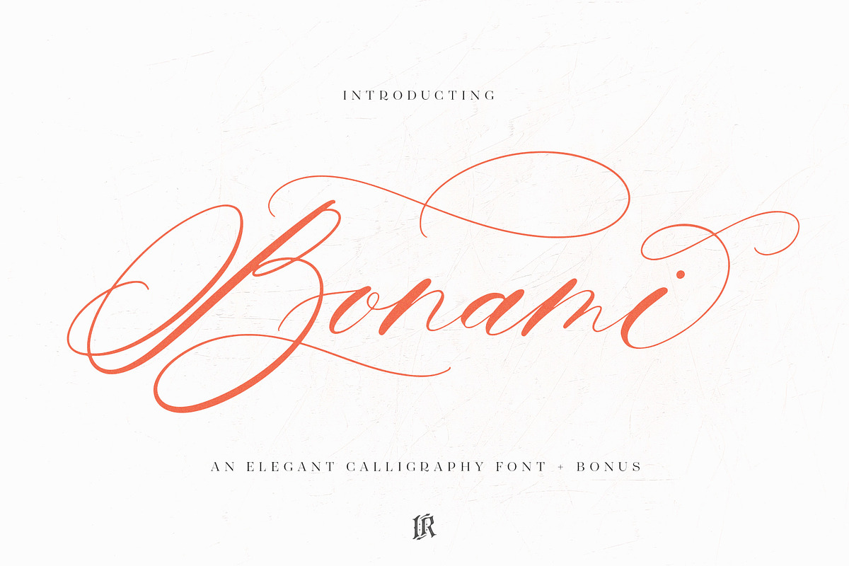 Bonami Font, a Script Font by Ivan Rosenberg (Photo 1 of 11)