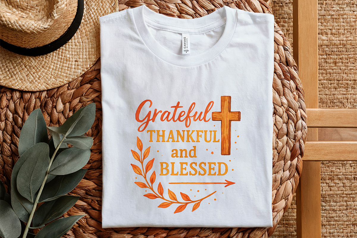 Fall PNG, Thankful Grateful, an Illustration by SharpMarketplace (Photo 5 of 9)