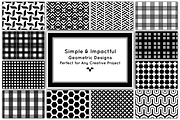 Geometric Patterns Bundle, a Pattern Graphic by HMJS Designs (Thumbnail 4 of 5)