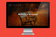 November WordPress Theme, a WordPress Template by HammerThemes (Thumbnail 1 of 2)