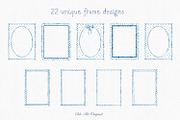 Borders Frames Watercolor Bundle, an Object Graphic by Solo Art Original (Thumbnail 3 of 12)