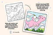 Cozy Spaces – Cute & Relaxing Digita, an Animal Illustration by Bold & Easy Coloring Book (Thumbnail 3 of 3)