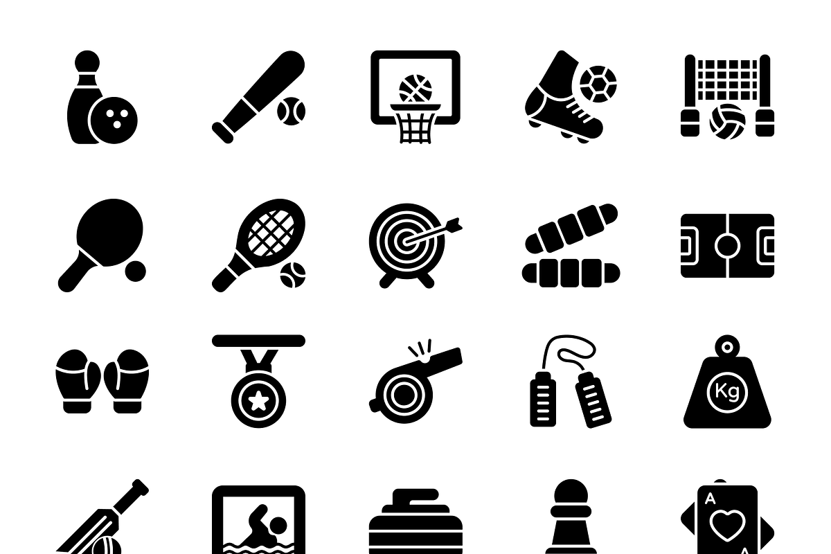 Sports and Games Icons, a Duotone Icon by Brickclay (Photo 9 of 12)