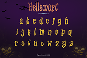 Hellscourt, a Font by ilhamtaro (Thumbnail 8 of 10)