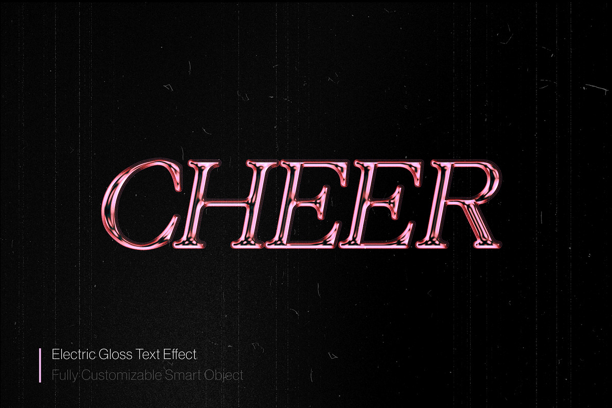 Electric Gloss Text Effect (PSD), a Layer Style Add-On by Posterfello (Photo 3 of 3)
