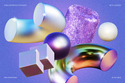 3D META LAVENDER Objects, an Object Graphic by angelainthefields (Thumbnail 7 of 14)