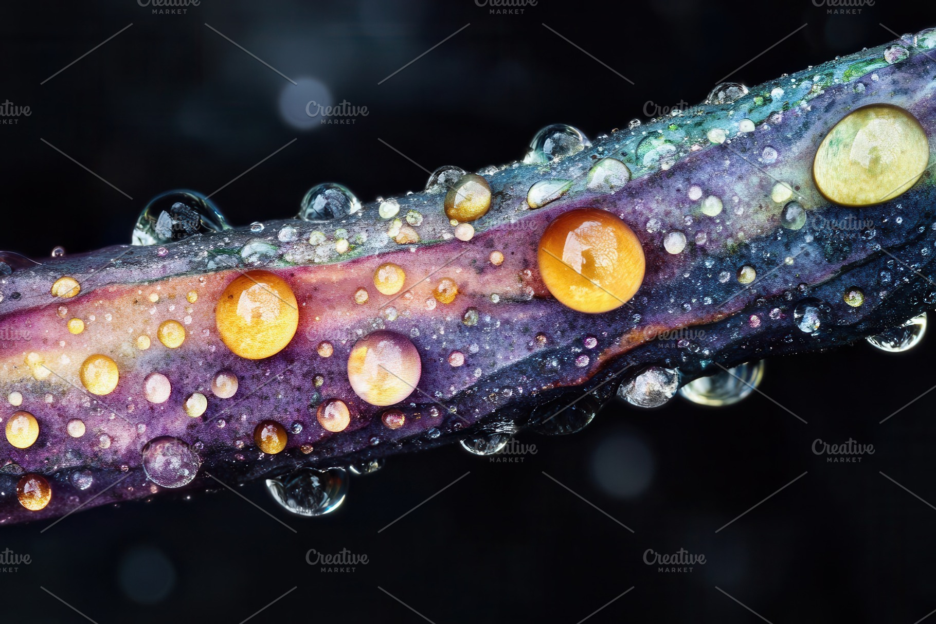 Close up of a textured plant stem, a Photo by Pavel_design