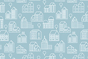 Linear city pattern, a Pattern Graphic by AlexZeL (Thumbnail 4 of 7)