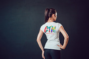 Women's T-shirts Mock-Up Vol 2, a Shirt Mockup by Freeman Studio (Thumbnail 8 of 17)