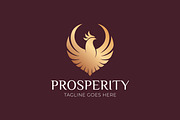 Phoenix Elegant Logo Prosperity Gold, a Branding & Logo Template by Signatoro (Thumbnail 1 of 3)