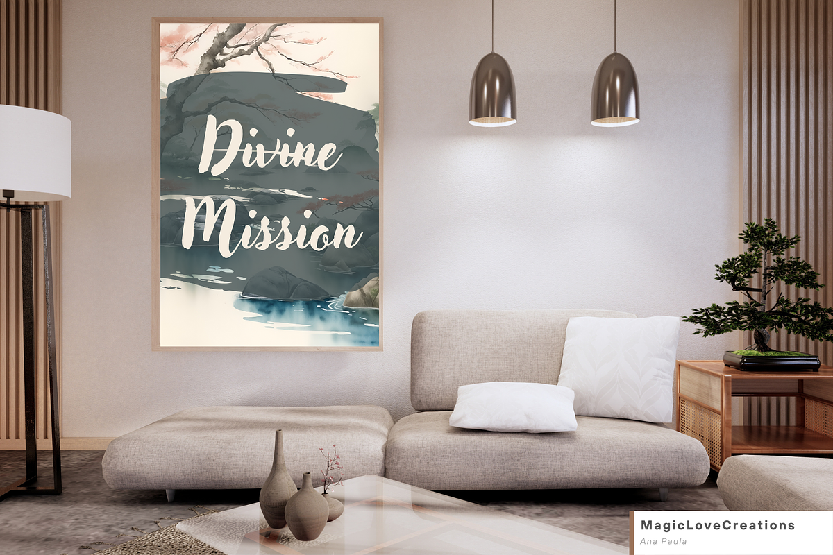 Spiritual Positive Quote Print Wall, a Poster Template by MagicLove Creations (Photo 8 of 10)