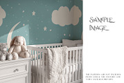 Nursery Wallpaper PNG & PSD Mockups, a Mockup by mock-ups (Thumbnail 7 of 15)