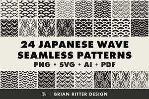 24 Japanese Wave Patterns