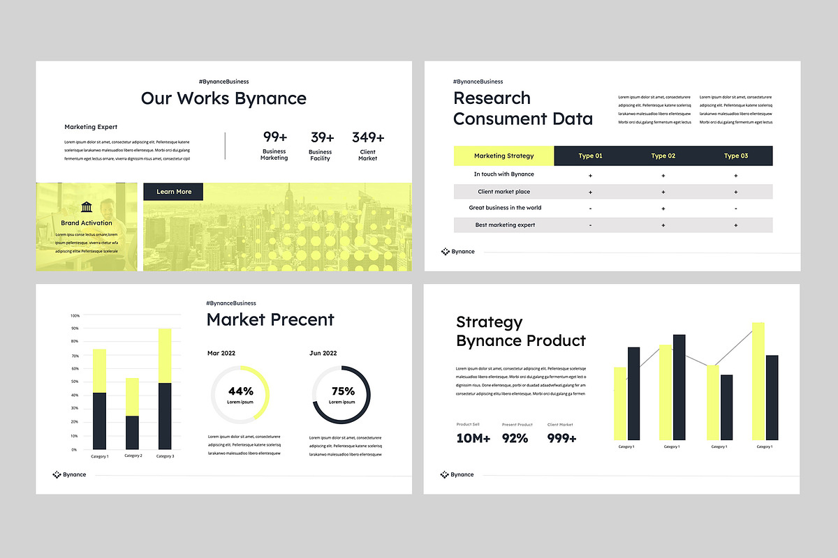 BYNANCE - Powerpoint Template, a Presentation Template by rgbryand (Photo 6 of 7)