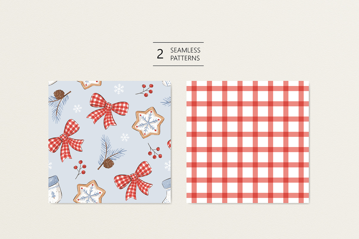 Winter holidays, a Pattern Graphic by Olena Kuznietsova (Photo 1 of 8)