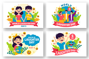 12 World Laughter Day Illustration