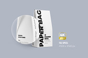 Paper Bag Mockup. Half Side view, a Cups & Container Mockup by easymock (Thumbnail 2 of 10)