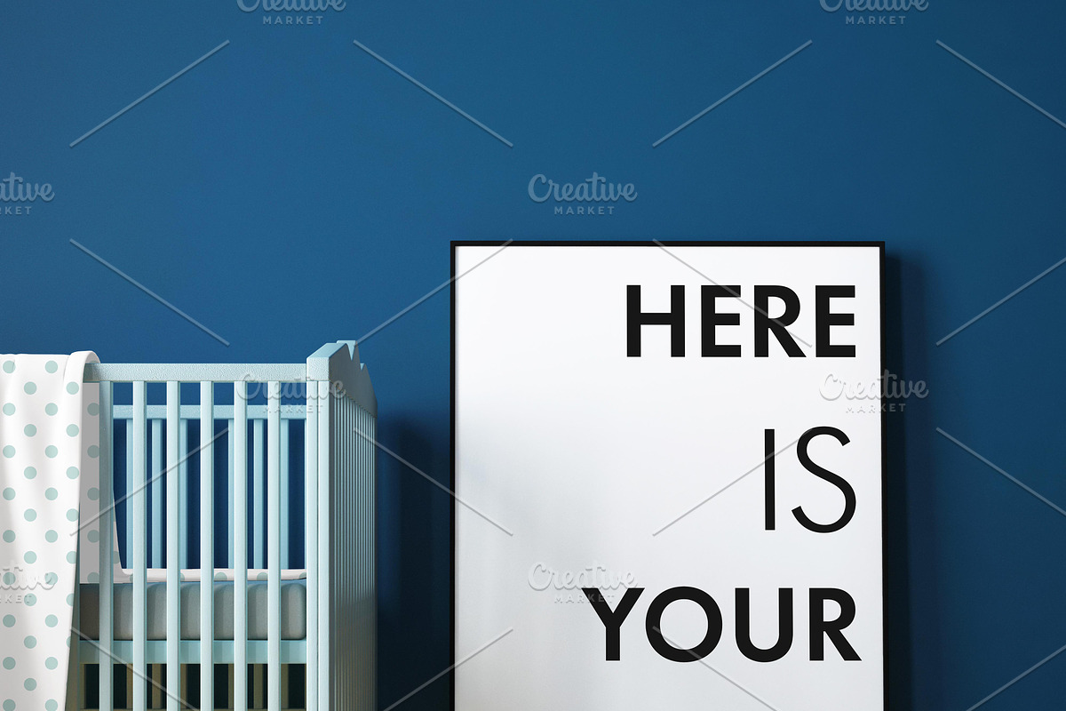 10 Mockups children's room, a Print Template by FilL239 (Photo 8 of 10)