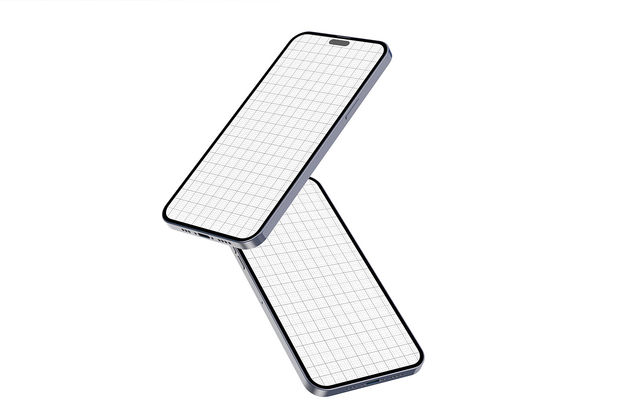 Realistic Floating Mobile Phone Mock, a Product Mockup by graphypix (Photo 4 of 4)