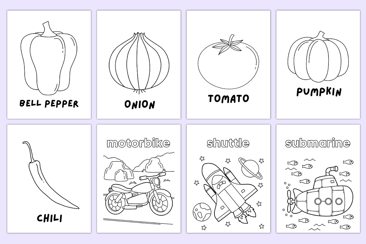 Coloring Book For Kids Canva Kdp, a Stationery Template by Mustafiz (Photo 6 of 7)