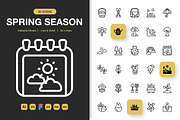Spring Season Icons, an Icon by Spacepixel Creative (Thumbnail 1 of 3)