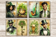 St. Patrick's Day Junk Journal Kit, a Seasonal Illustration by GlamArtZhanna (Thumbnail 5 of 10)
