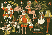 Vintage Christmas Collection: 3-in-1, a Blackletter Font by Bruised Goods (Thumbnail 15 of 18)