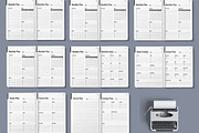 Journal Planner Design Template, a Stationery Template by MightyDesign (Thumbnail 3 of 6)