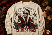 Retro Skeleton Christmas Png Bundle, an Object Graphic by Daisy Design (Thumbnail 20 of 22)