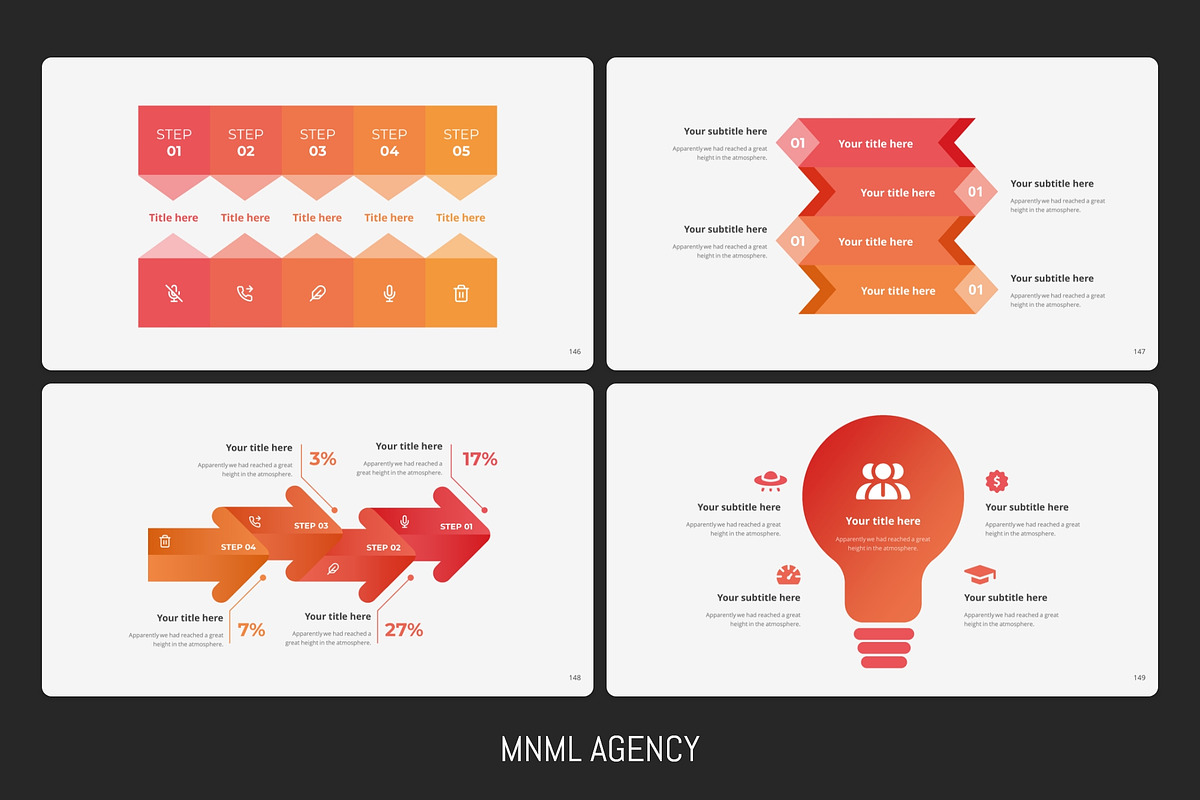 Massive Infographic Template, a Presentation Template by MNML Agency (Photo 50 of 63)