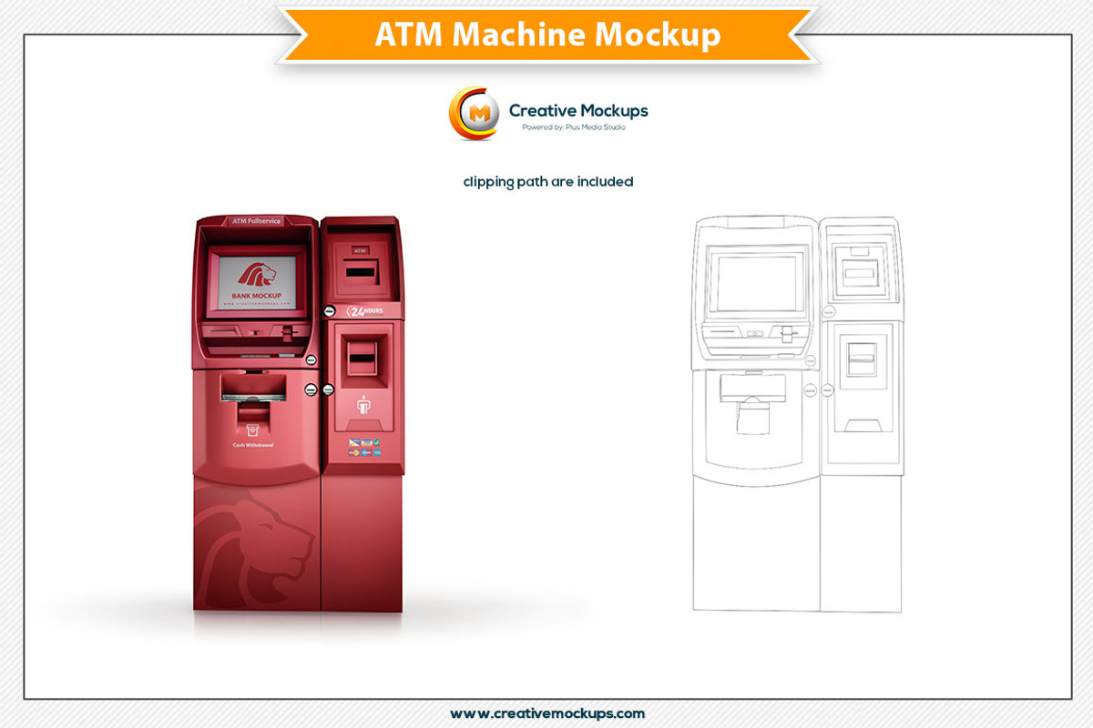 ATM Machine Mockup Template, a Mockup by Plus Media (Photo 3 of 3)