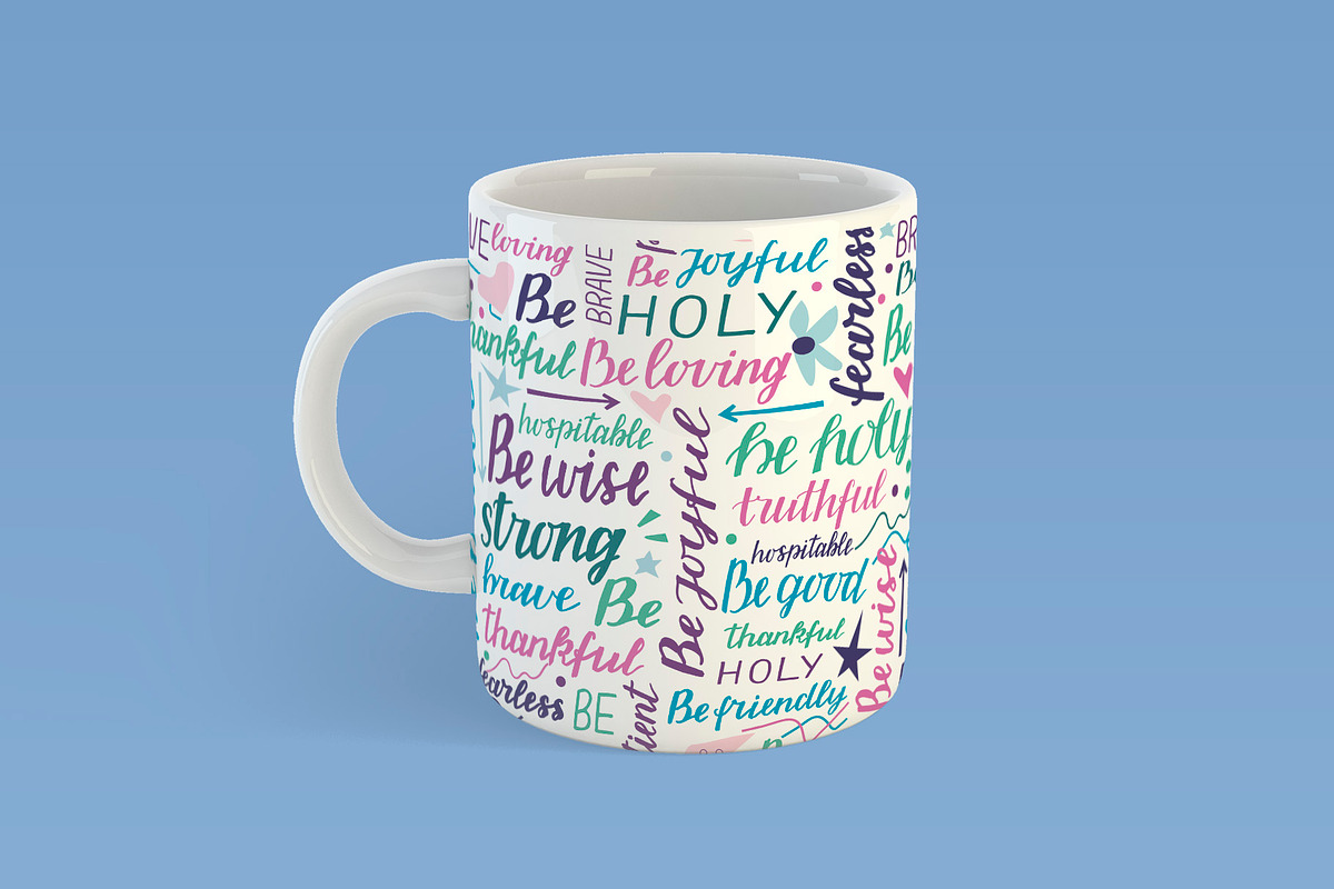 6 CHRISTIAN PATTERNS #4, a Decorative Illustration by Ola-la-la (Photo 4 of 5)
