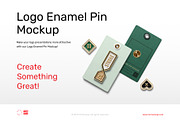 Logo Pin Enamel Mockup, a Shirt Mockup by Mr.Mockup™ (Thumbnail 2 of 5)